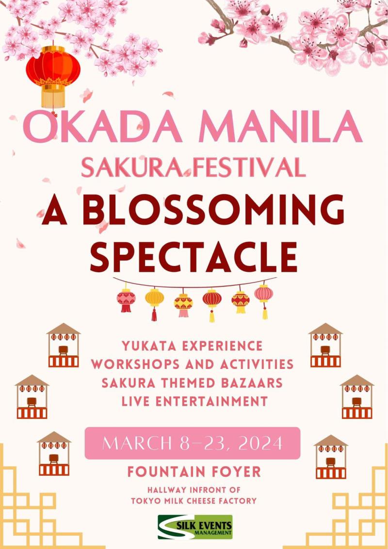 Okada Manila's Sakura Festival is happening this March 8-23, 2024. 