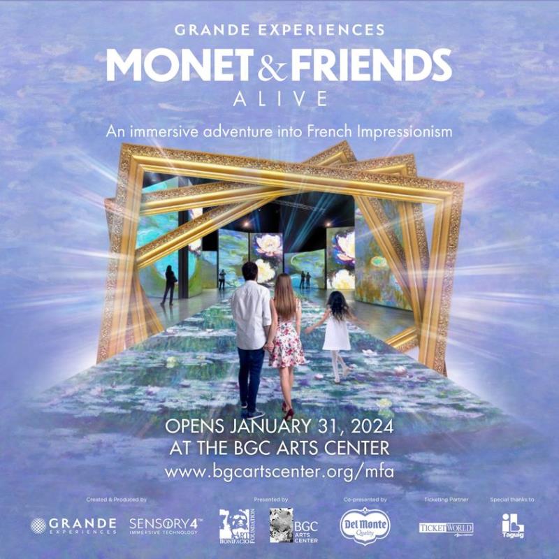 Embark on a spellbinding journey through the vibrant world of French Impressionism at Monet & Friends Alive at the BGC Arts Center!