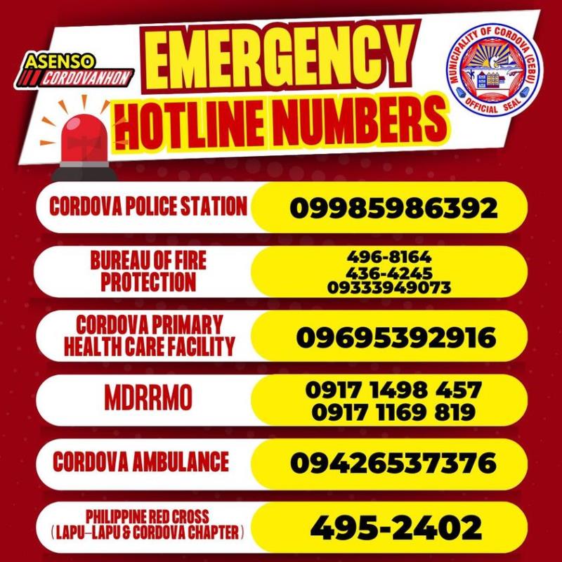 Emergency Hotline Numbers