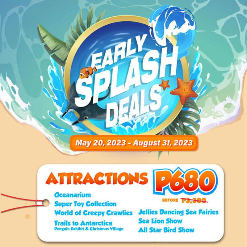 Creating unforgettable moments with the fam just got easier! Bring the entire fam to Manila Ocean Park and enjoy our Early Splash Deals! 