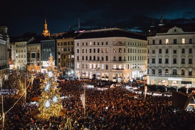 Rozsvícení vánočního stromu  22.11. 17h