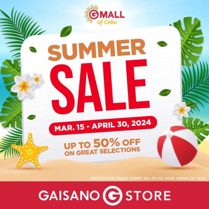 Hot deals alert! Dive into Gaisano Store's Summer Sale for cool savings!