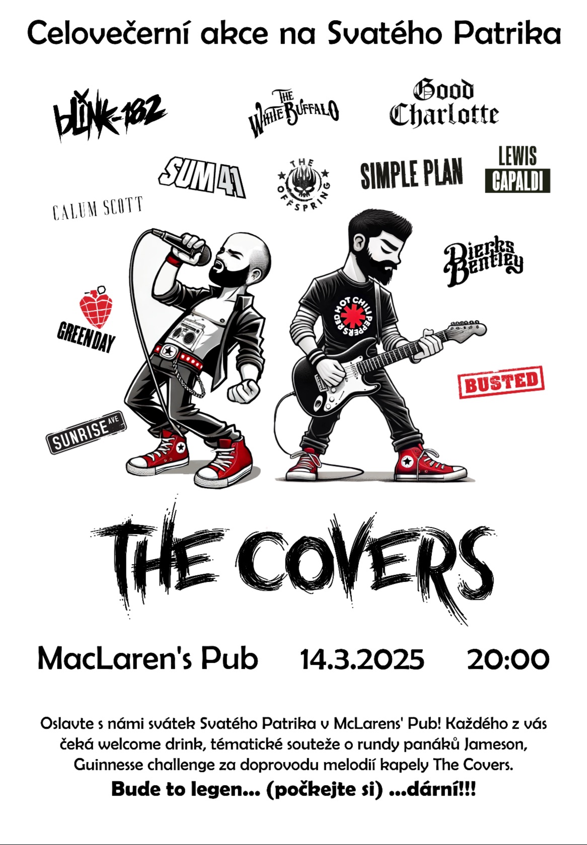 Koncert na sv. Patrika: THE COVERS