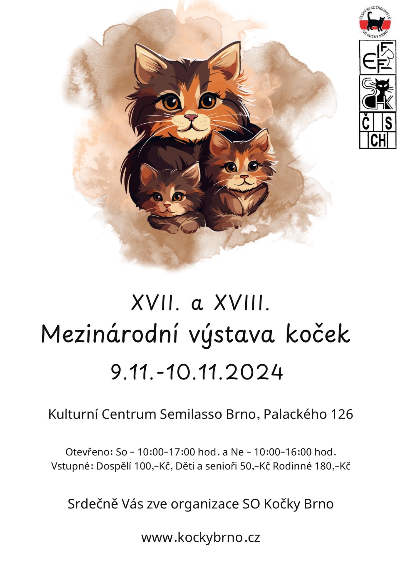 XVII. a XVIII. Mezinárodní výstava koček