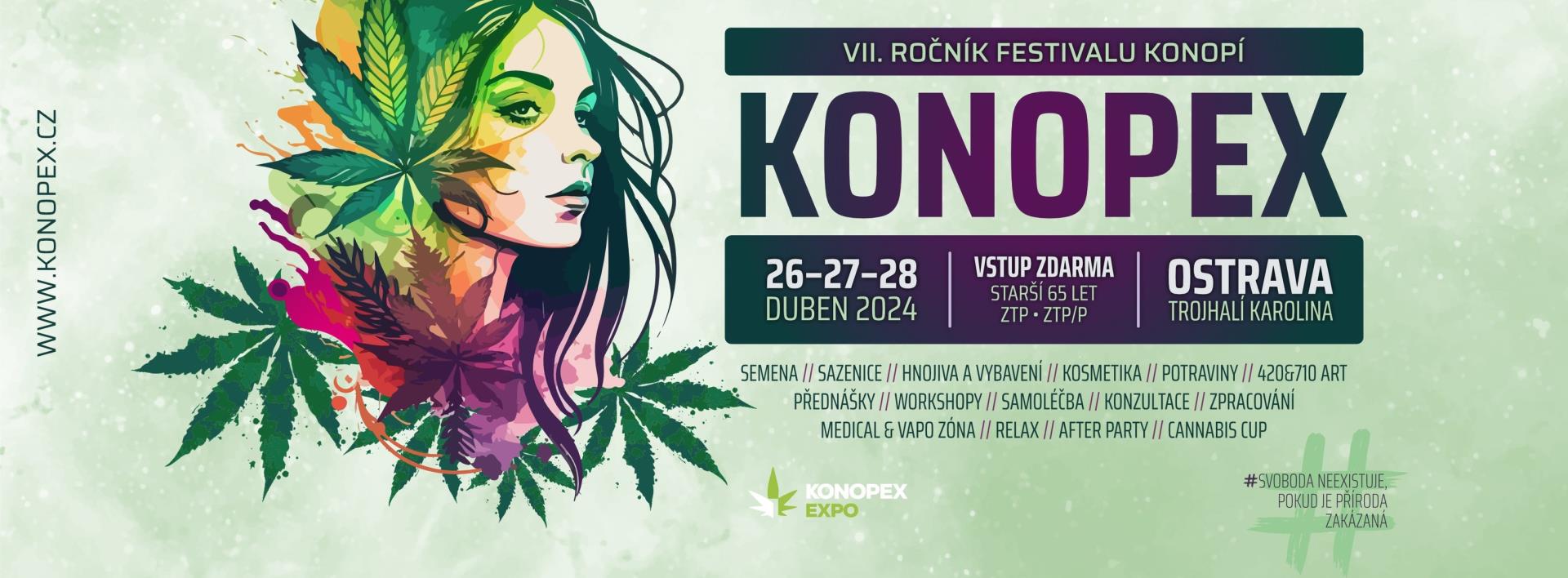 KONOPEX 2024 🌱 Festival a veletrh konopí